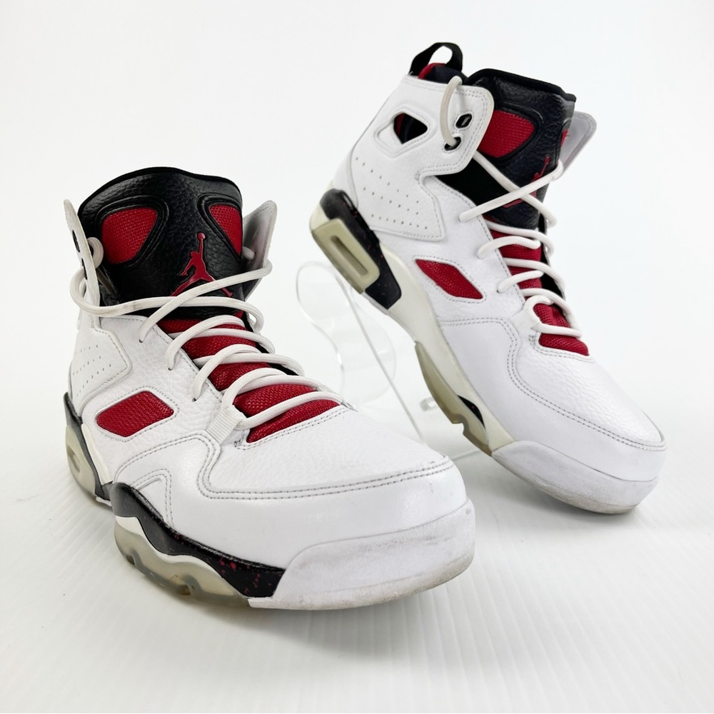 Nike Air Jordan Flight Club White Red Basketball Snea… Gem